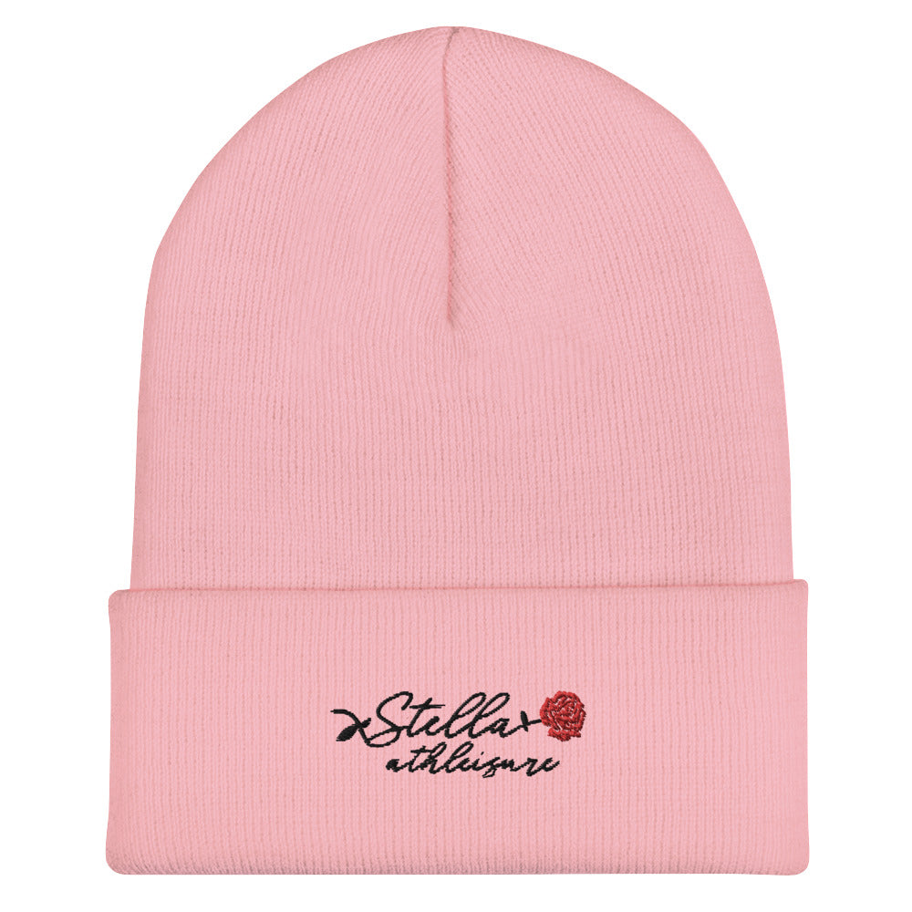 Stella Cuffed Blush Beanie